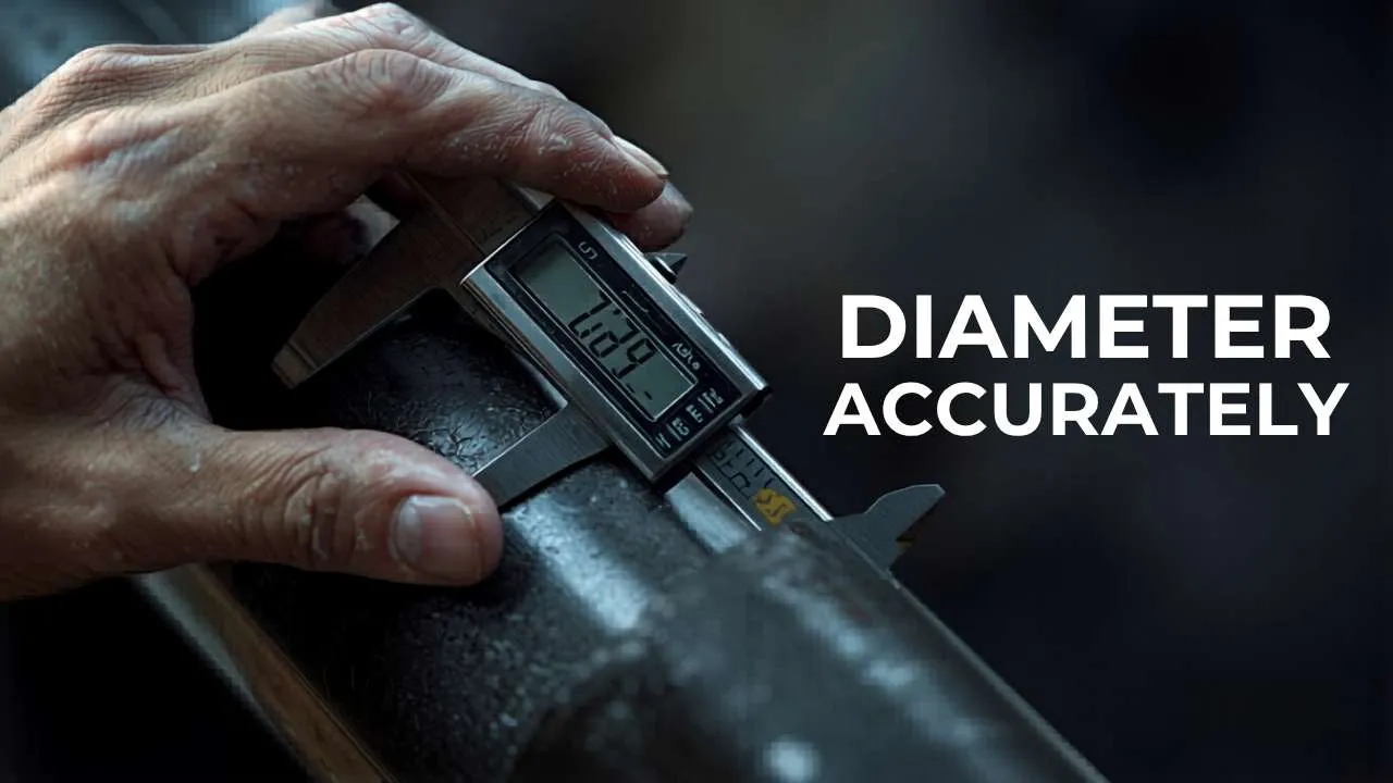diameter accurately